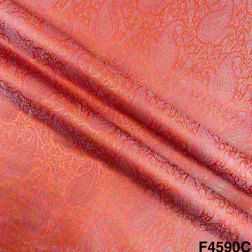 Self Jacquard Brocade Fabric- F4590